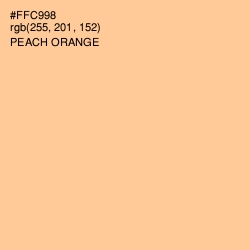 #FFC998 - Peach Orange Color Image